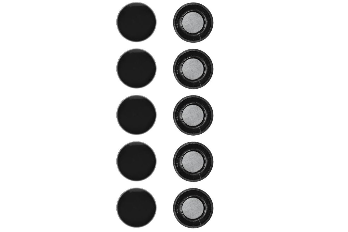 Magnete 30 mm 10-tlg schwarz