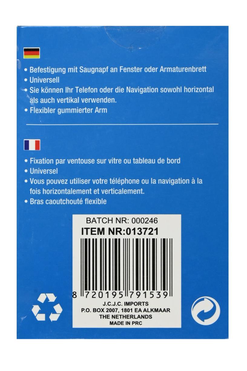 Telefoonhouder auto universeel