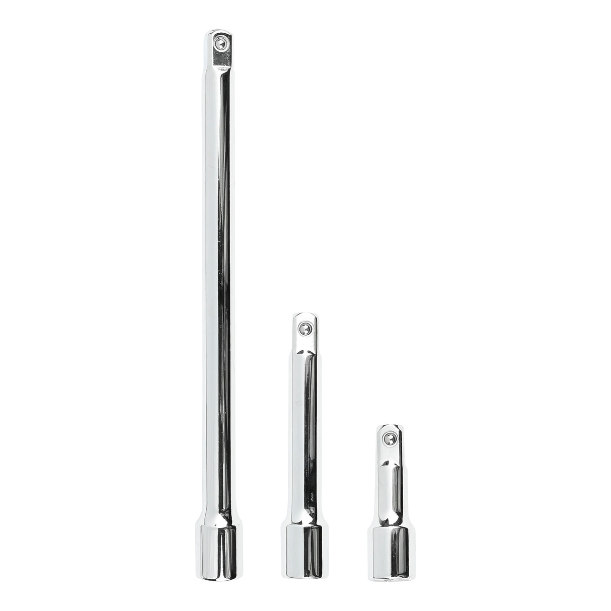 Socket wrench extension 3 pcs 1/2" x 3" 5" 10"
