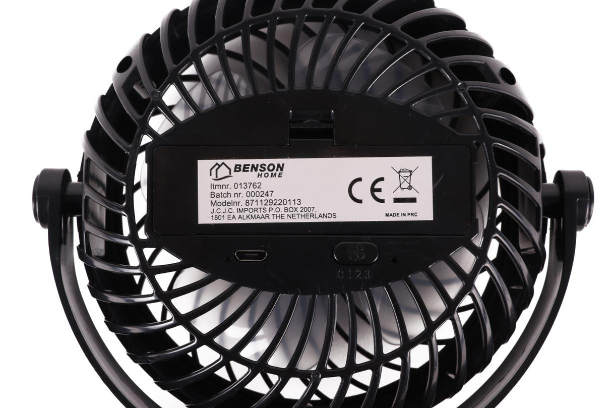 Ventilator draagbaar met clip