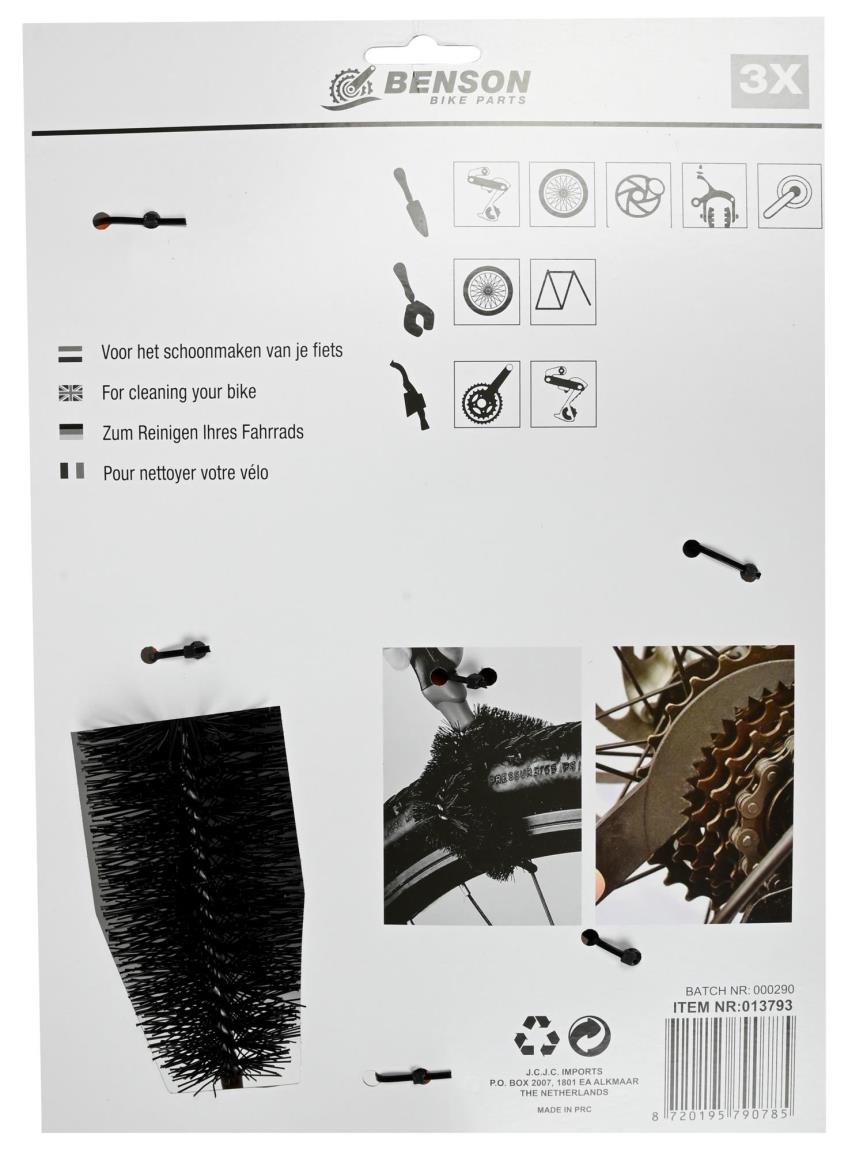 Bike brush set 3 pcs