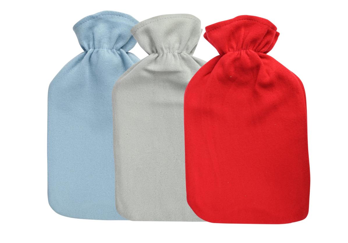 Hot water bag with fleece cover 2 ltr