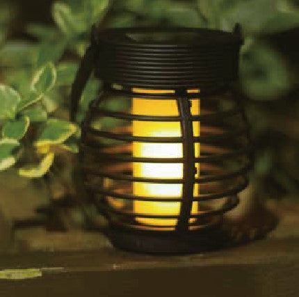 Tuinlamp solar LED 10.8 cm flame effect