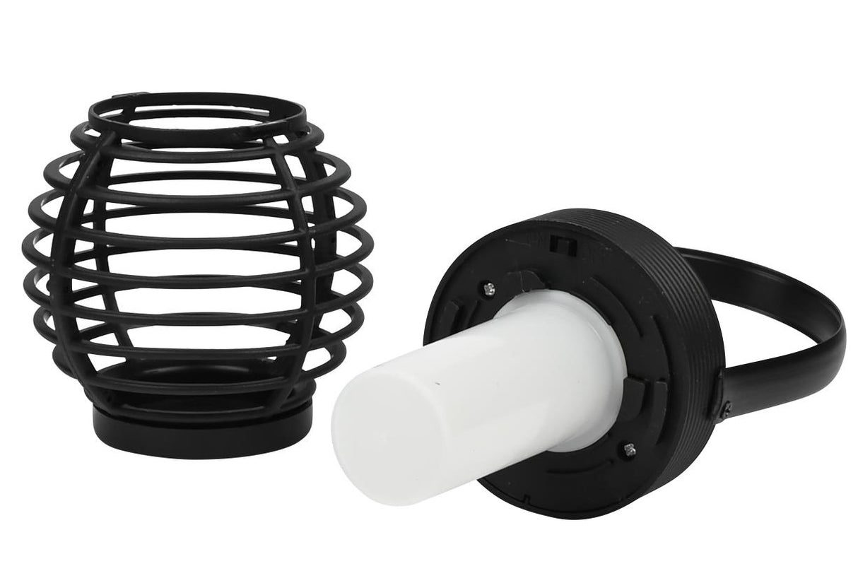 Tuinlamp solar LED 10.8 cm flame effect
