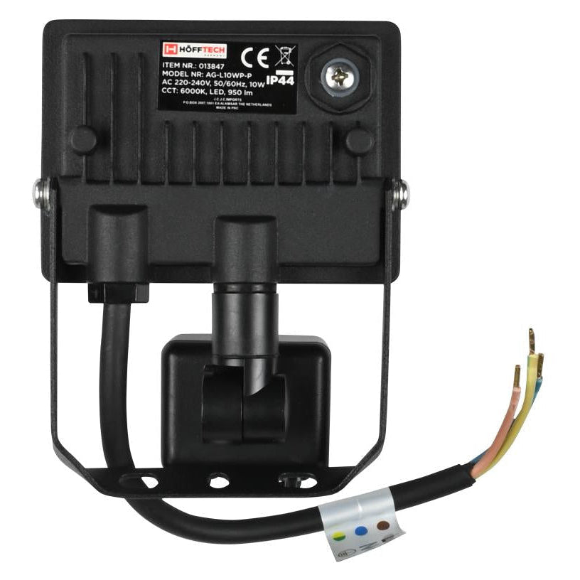 LED straler ultra flat 10W IP44 + sensor