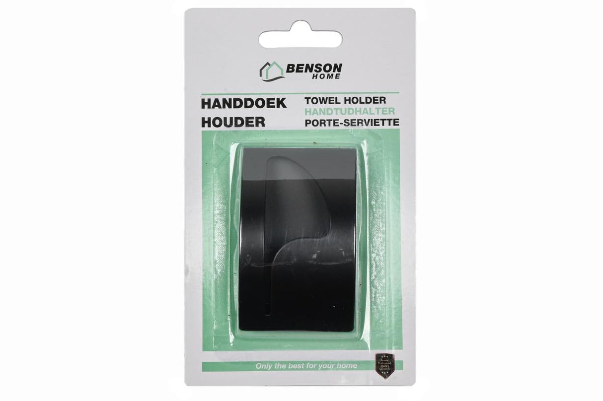 Handdoek houder zwart