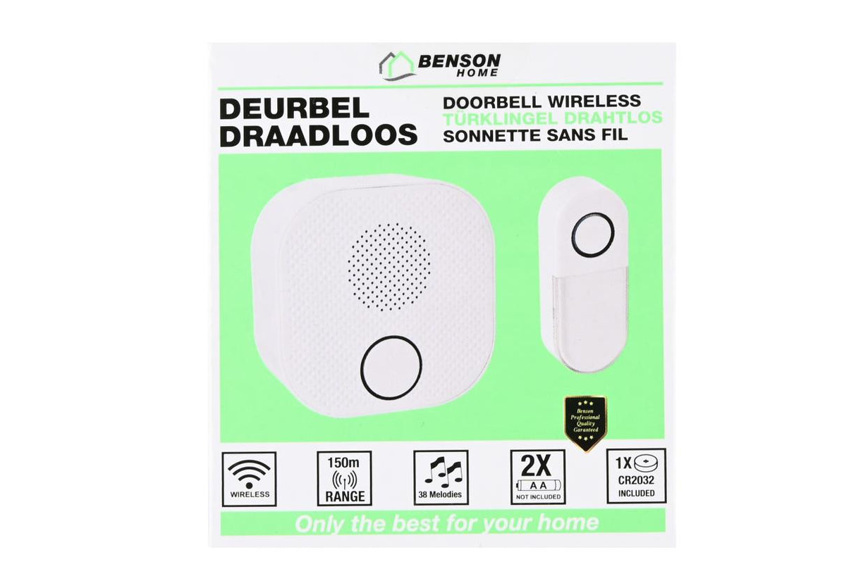Doorbell wireless 38 tunes
