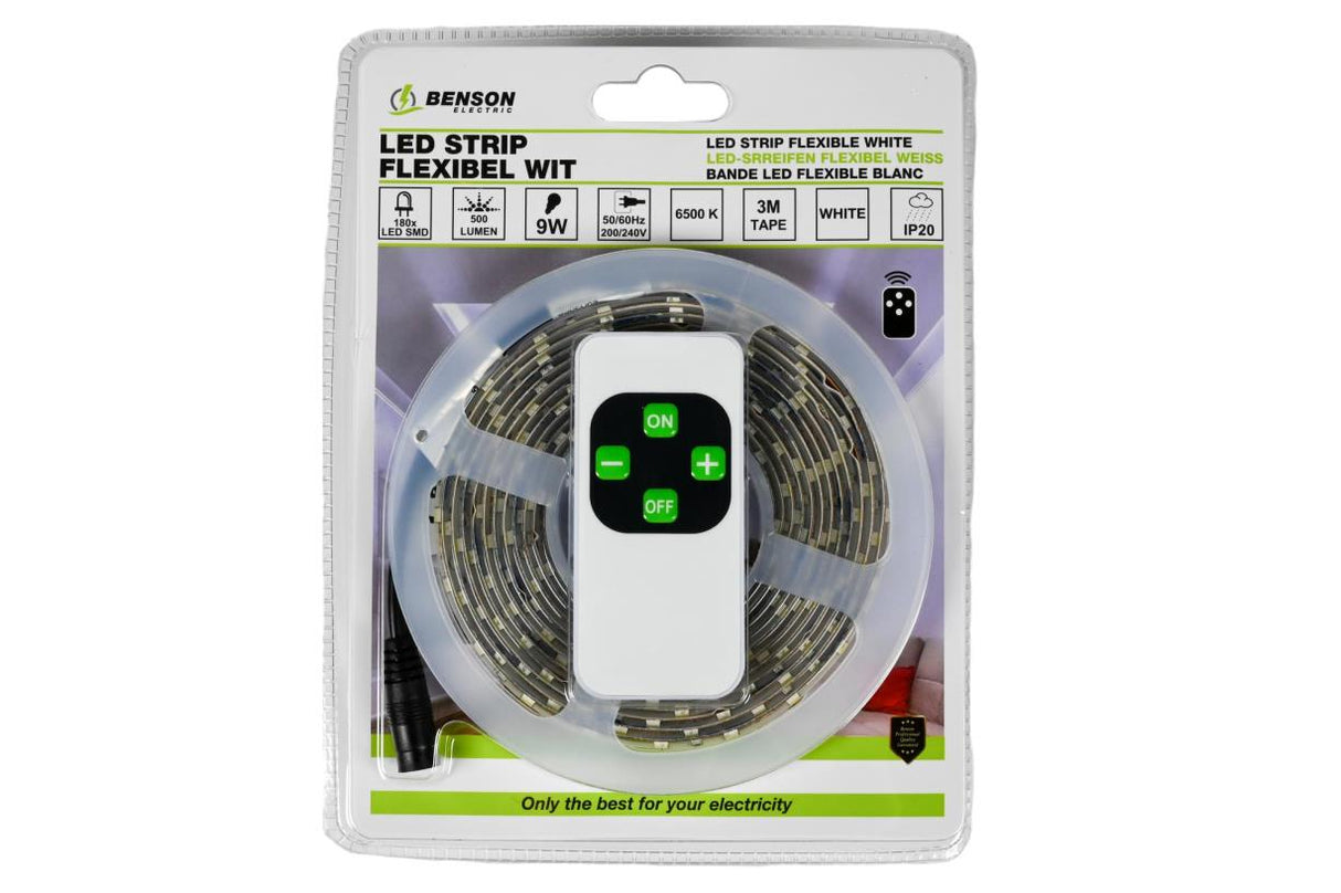 Bande LED flexible blanc 3 m