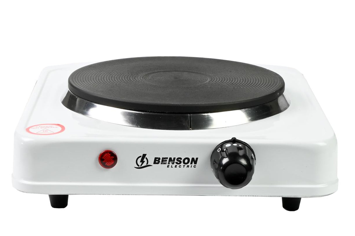 Kookplaat enkel wit 1000W actie