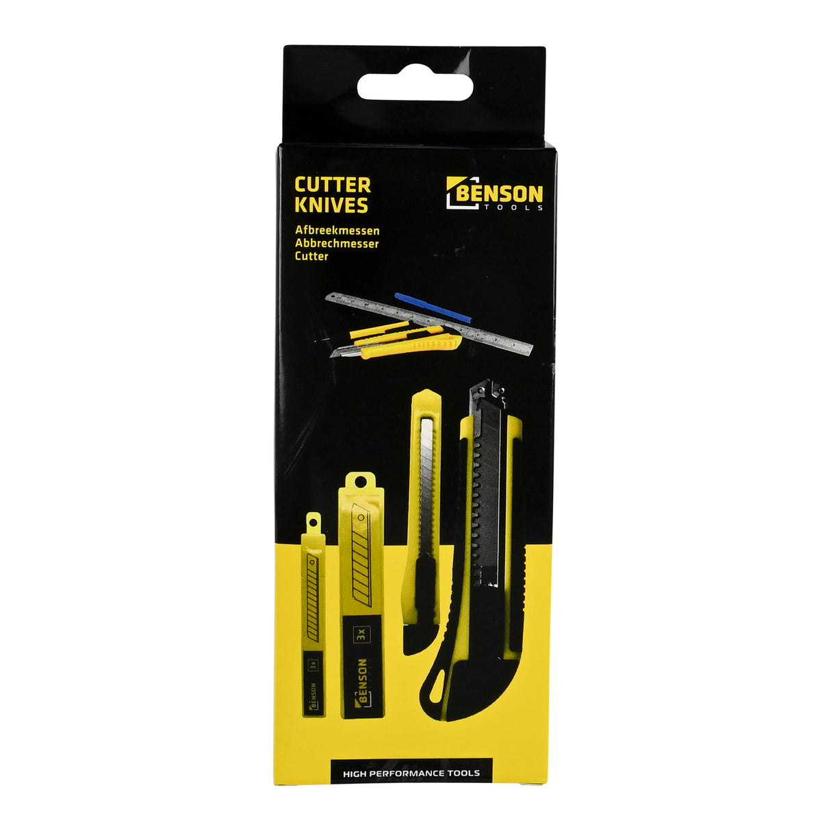 Afbreekmessen set 9 mm en 18 mm + 6 reservemessen