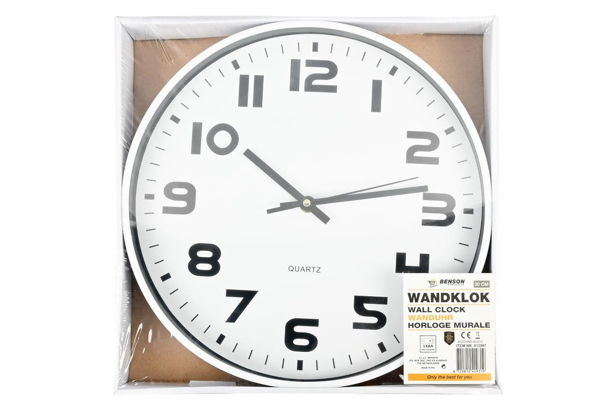 Horloge murale 30 cm mix