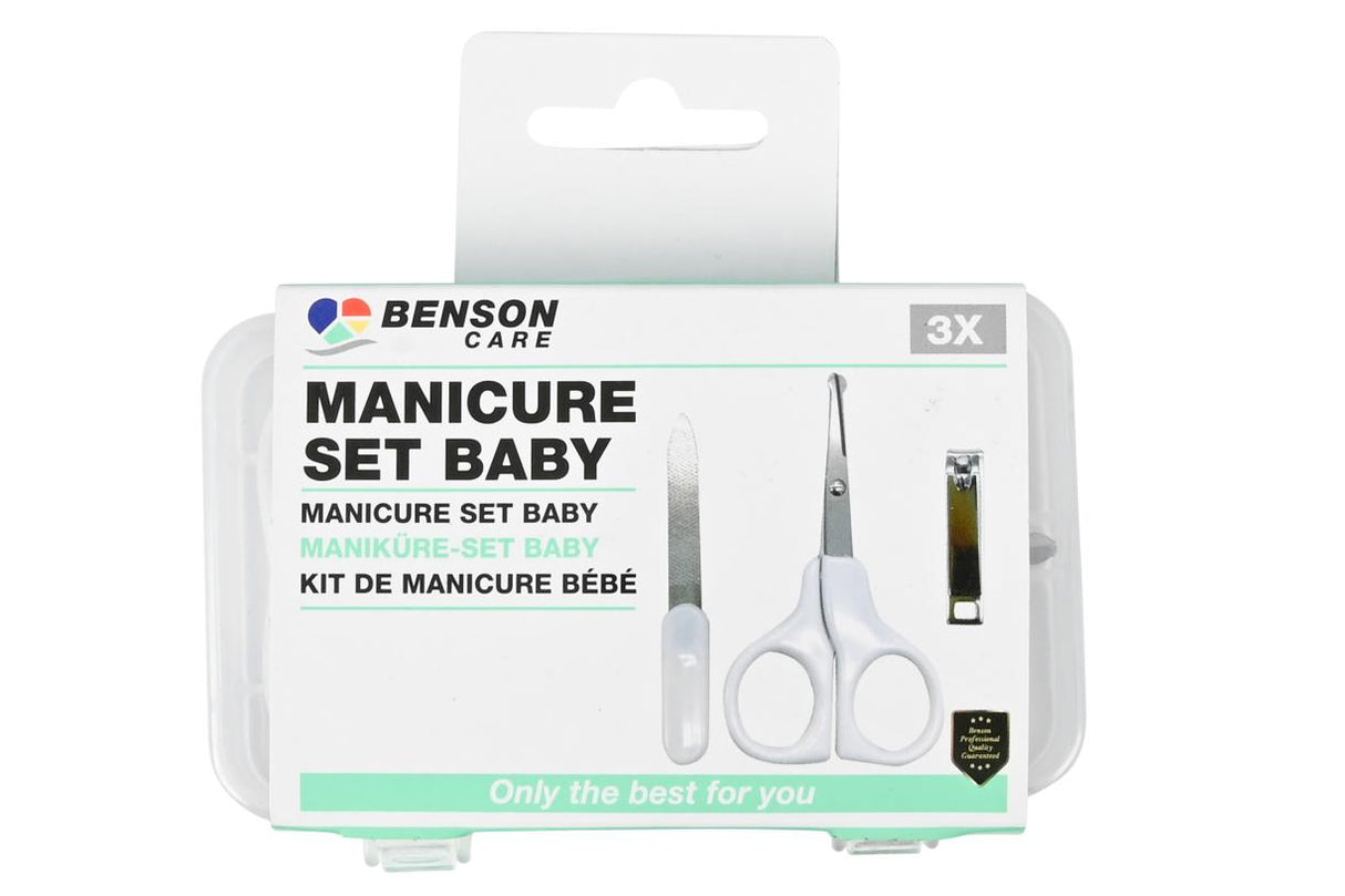 Kit de manicure 3 pcs bébé