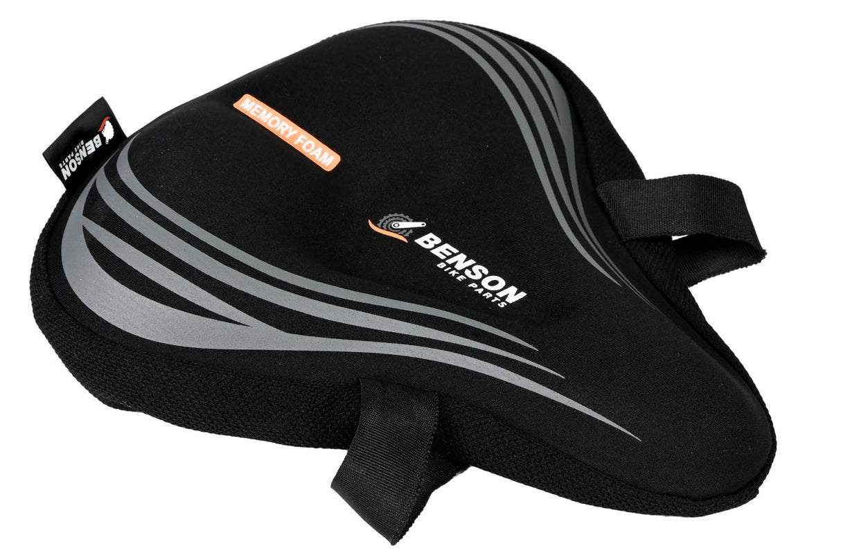 Couvre-selle memory foam réflexion