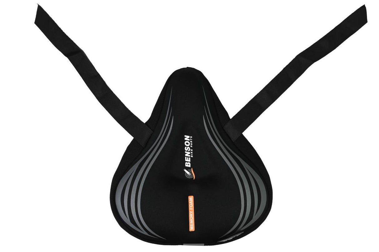 Couvre-selle memory foam réflexion