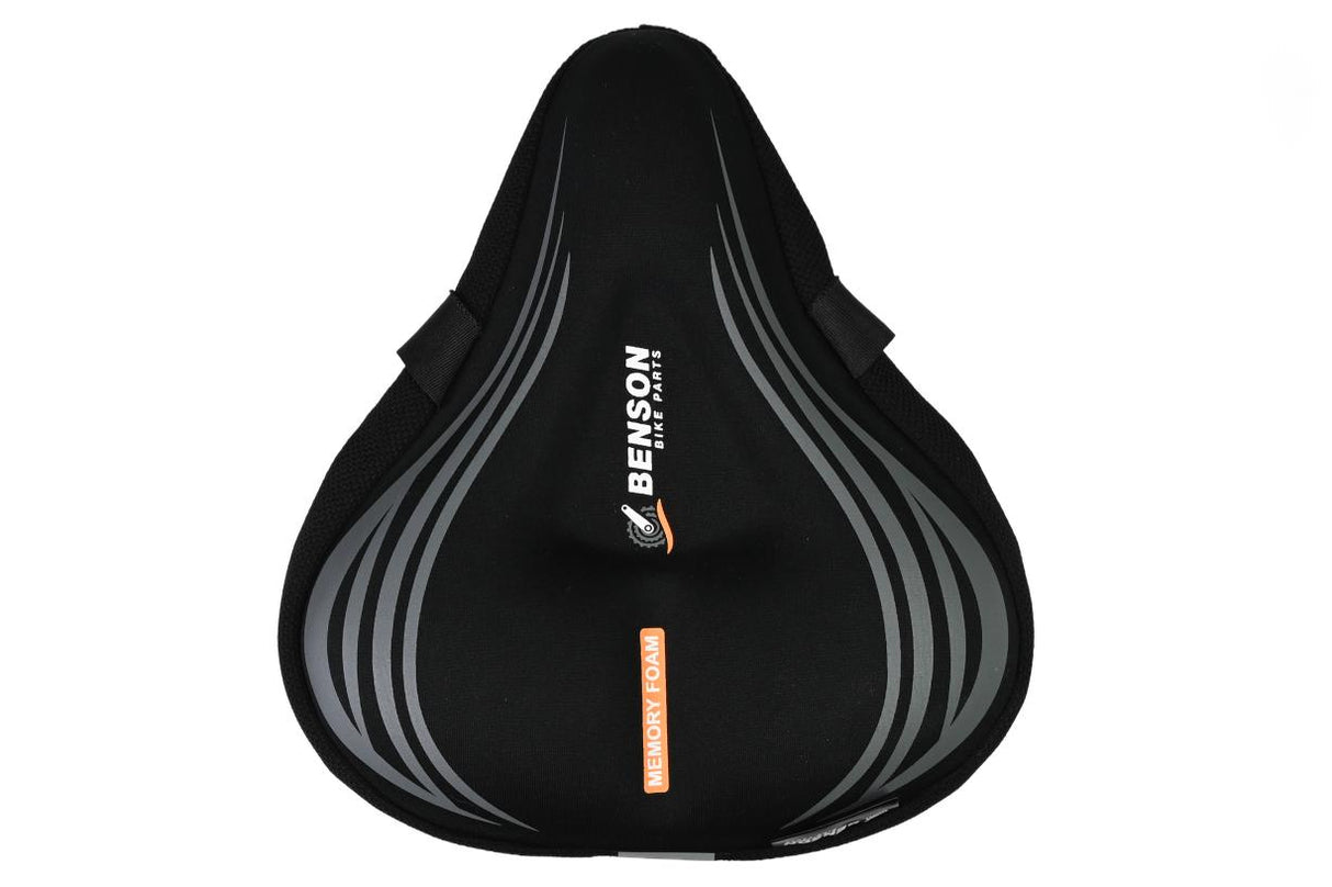 Couvre-selle memory foam réflexion