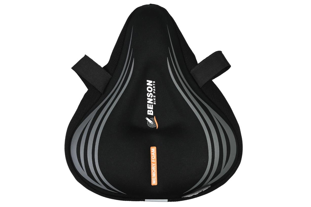 Couvre-selle memory foam réflexion