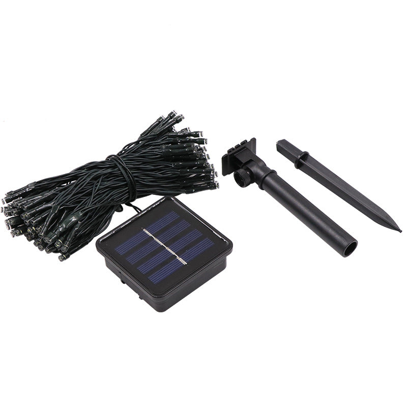 Deco light string solar white 100 LED 12 m IP44