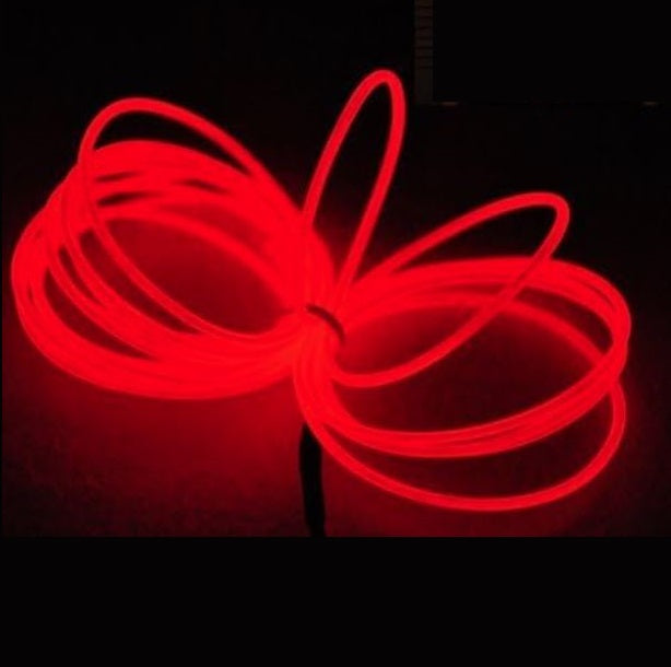 Neon light string flexible red 3 m