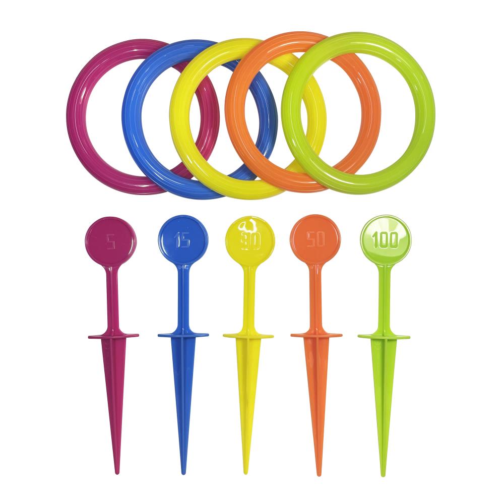 Jeu de lancer d'anneaux 10 pcs