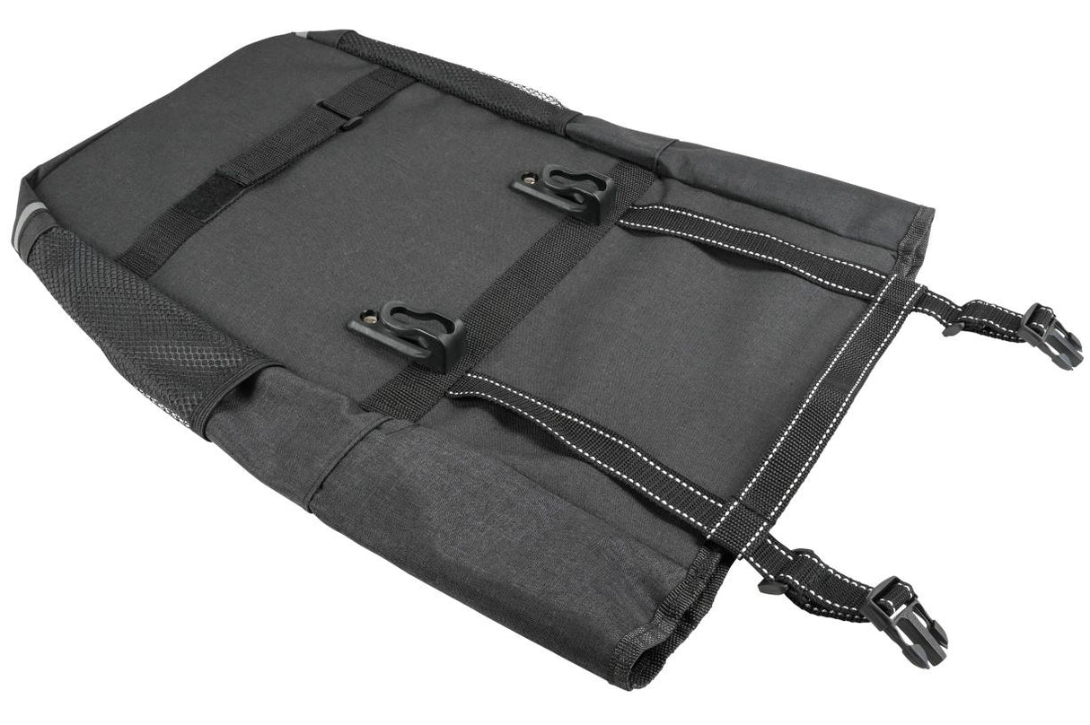 Fietstas enkel 15 ltr donkergrijs