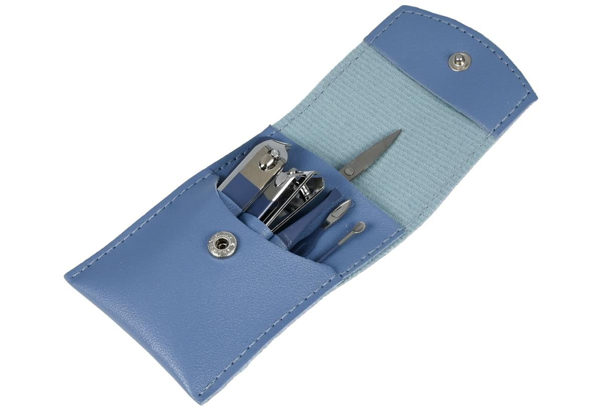 Manicure set 7 pcs travel blue