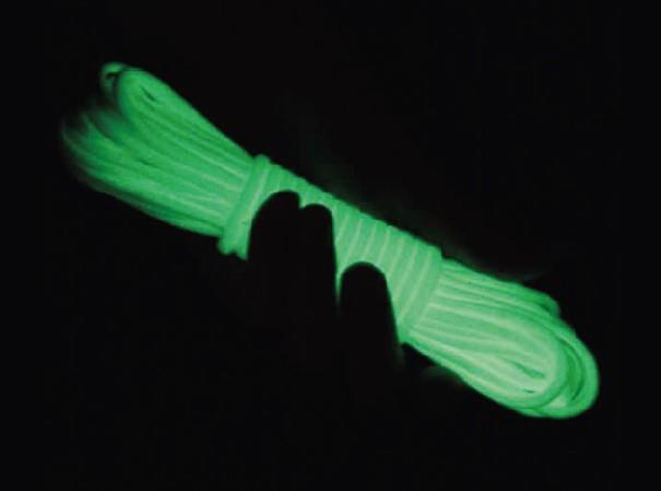 Corde de tente glow in the dark + tendeurs 4 x 3 m