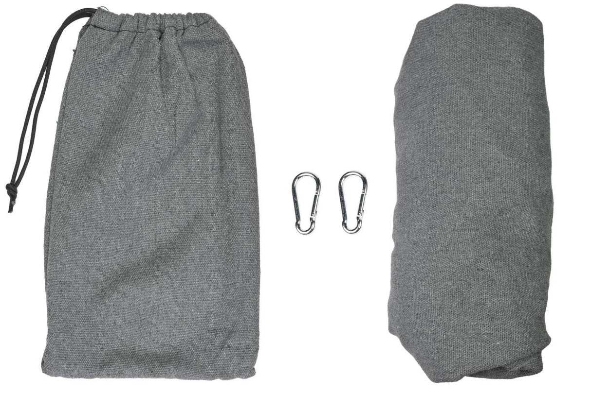 Hammock complete 200 x 100 cm grey