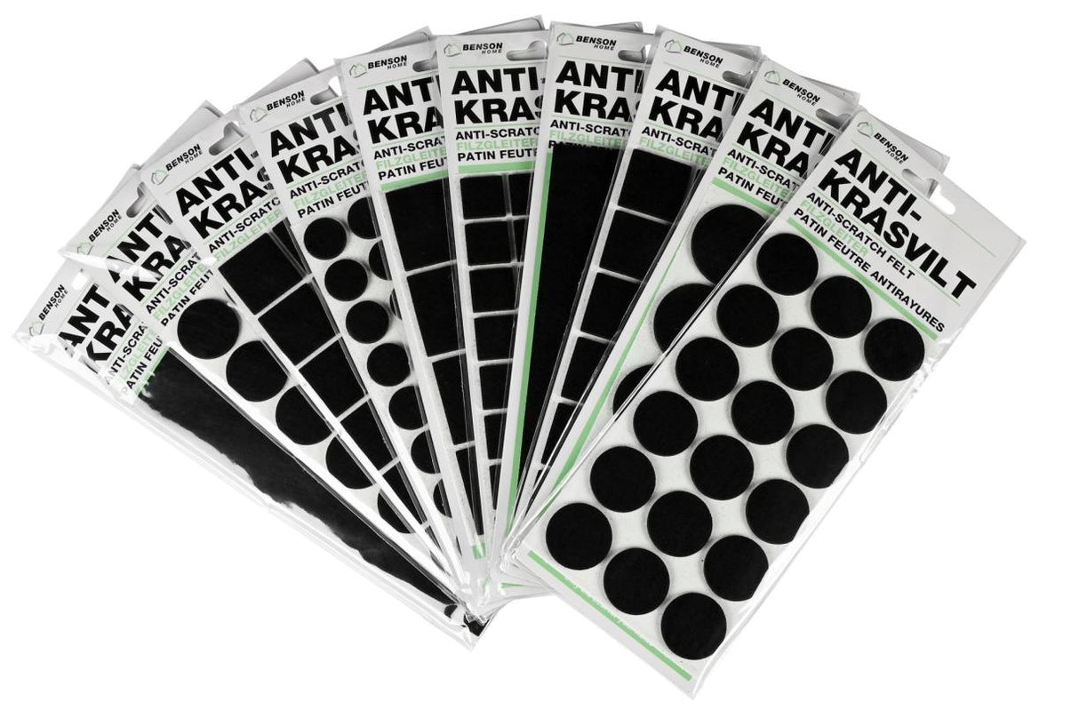 Anti-scratch felt black mix