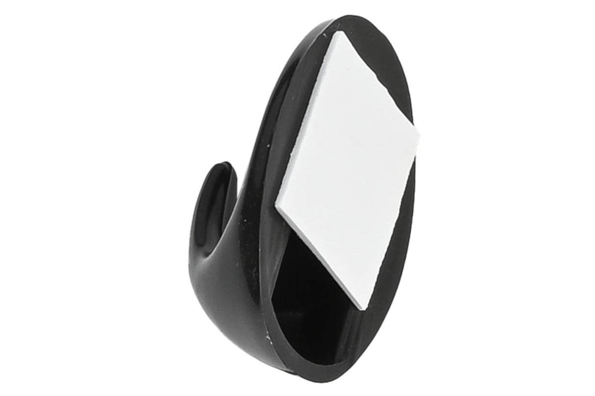 Towel hooks 6 pcs small black