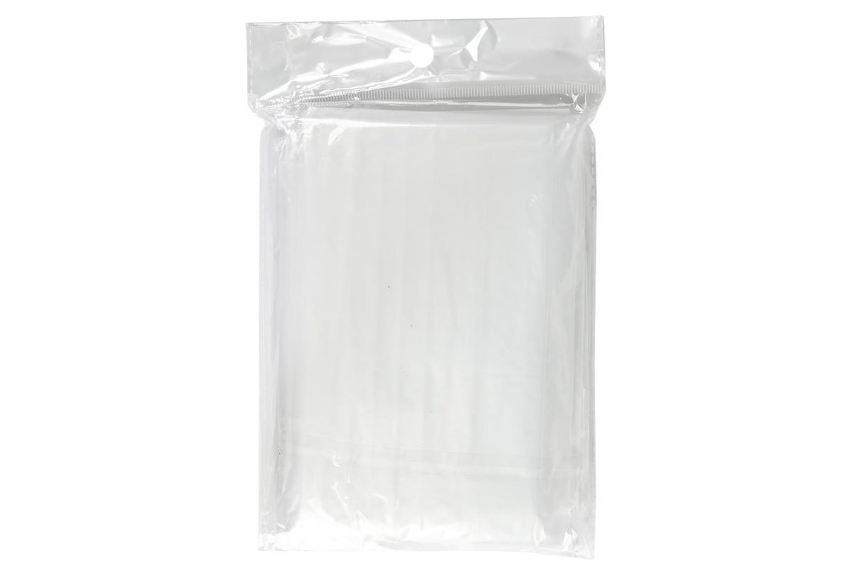 Poncho disposable transparent