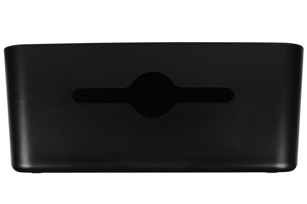 Cable management box 31 x 13.5 x 13 cm black