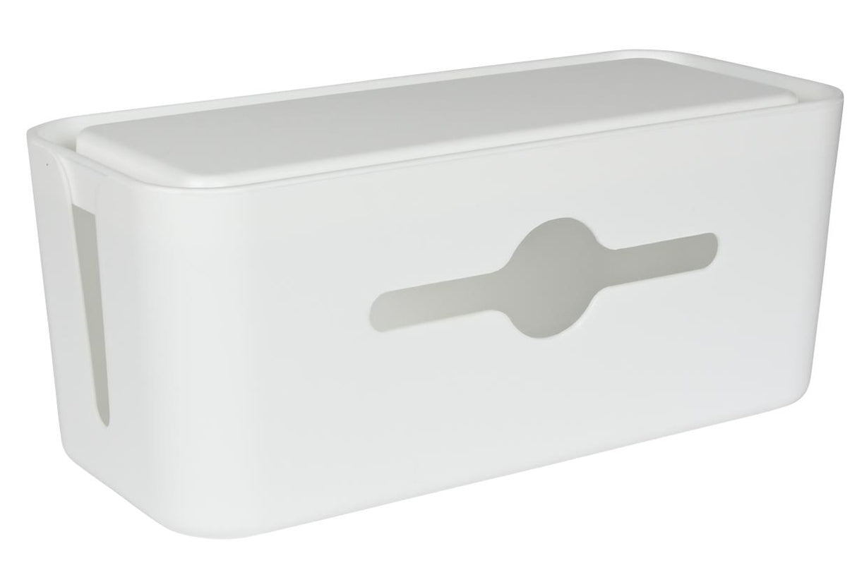 Kabelmanagementbox 31 x 13.5 x 13 cm wit