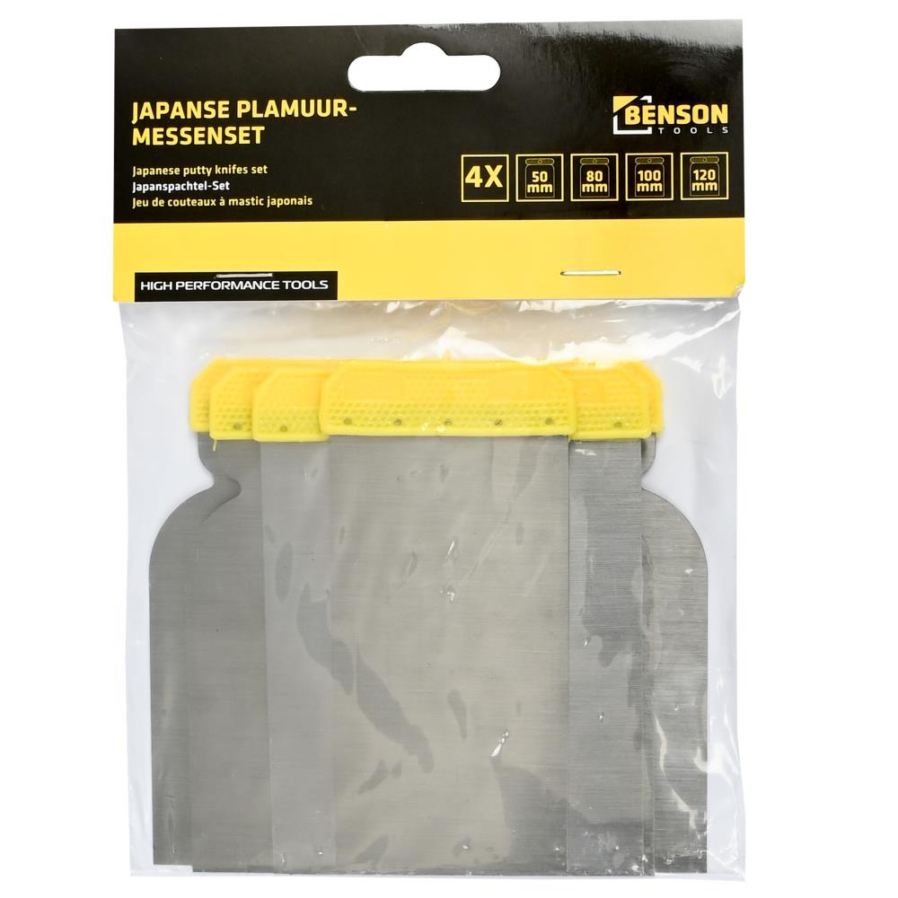 Set de couteaux à mastic japonais 4 pcs