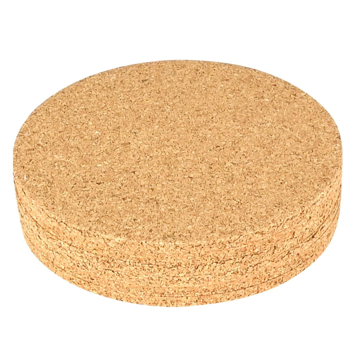 Coasters cork 10 cm 6 pcs