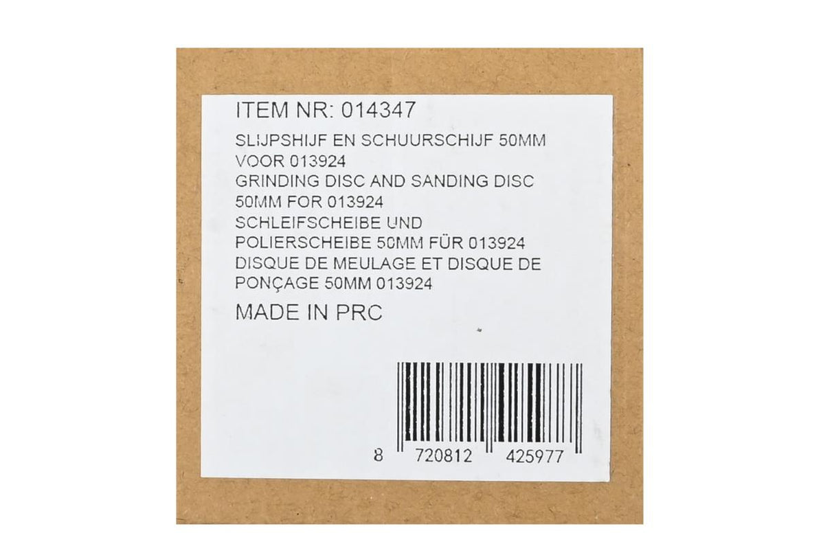 Schleifscheibe und Polierscheibe 50 mm für 013924