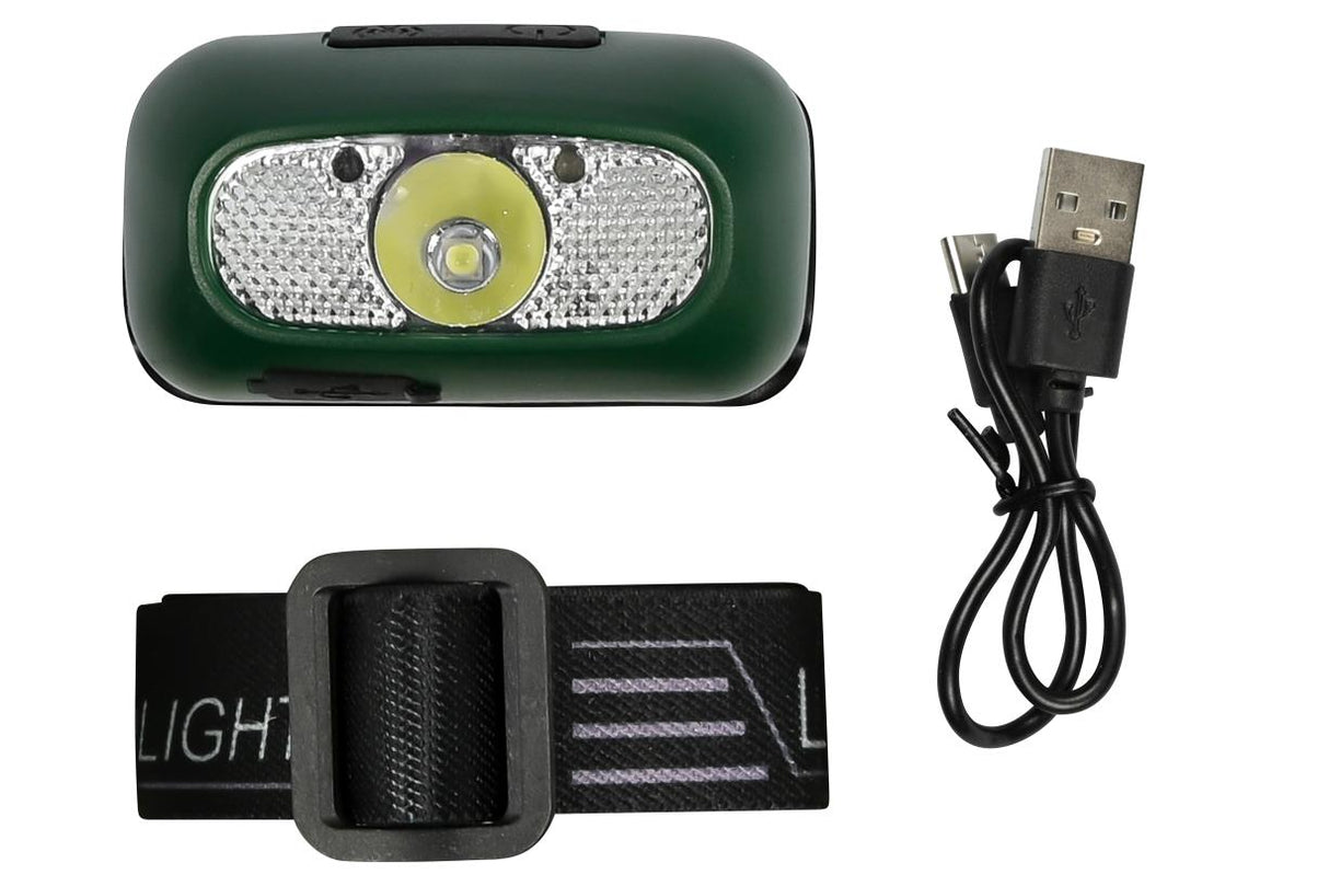 Lampe frontale avec capteur + rechargeable