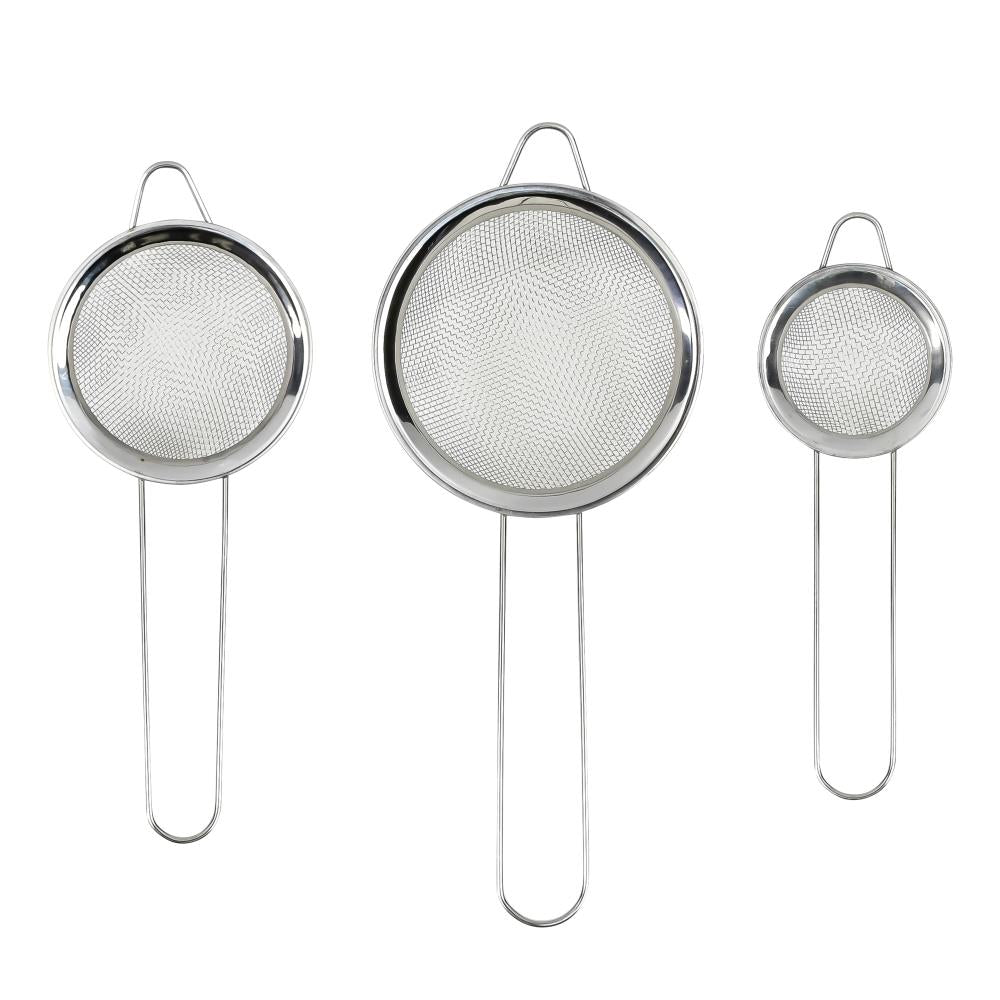 Tamis en acier inoxydable 3 pièces petit
