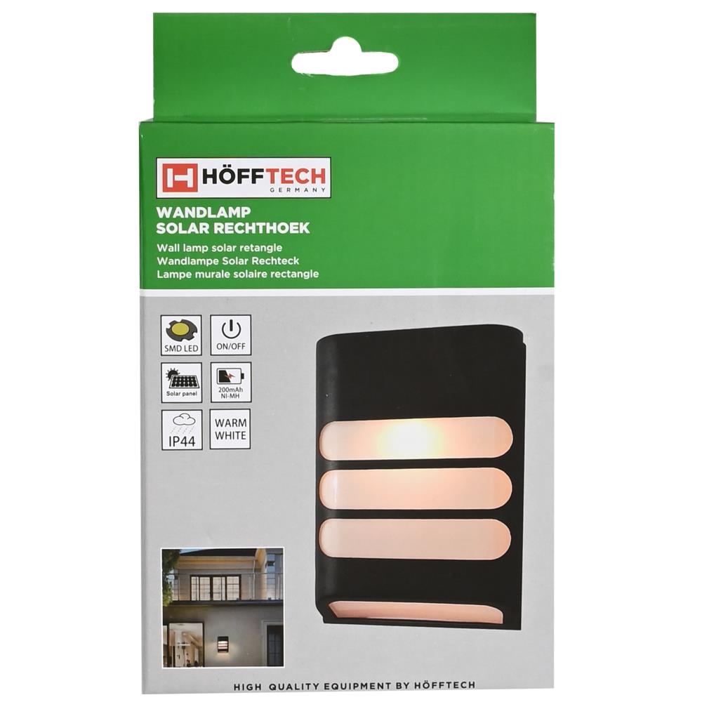 Wall lamp solar retangle