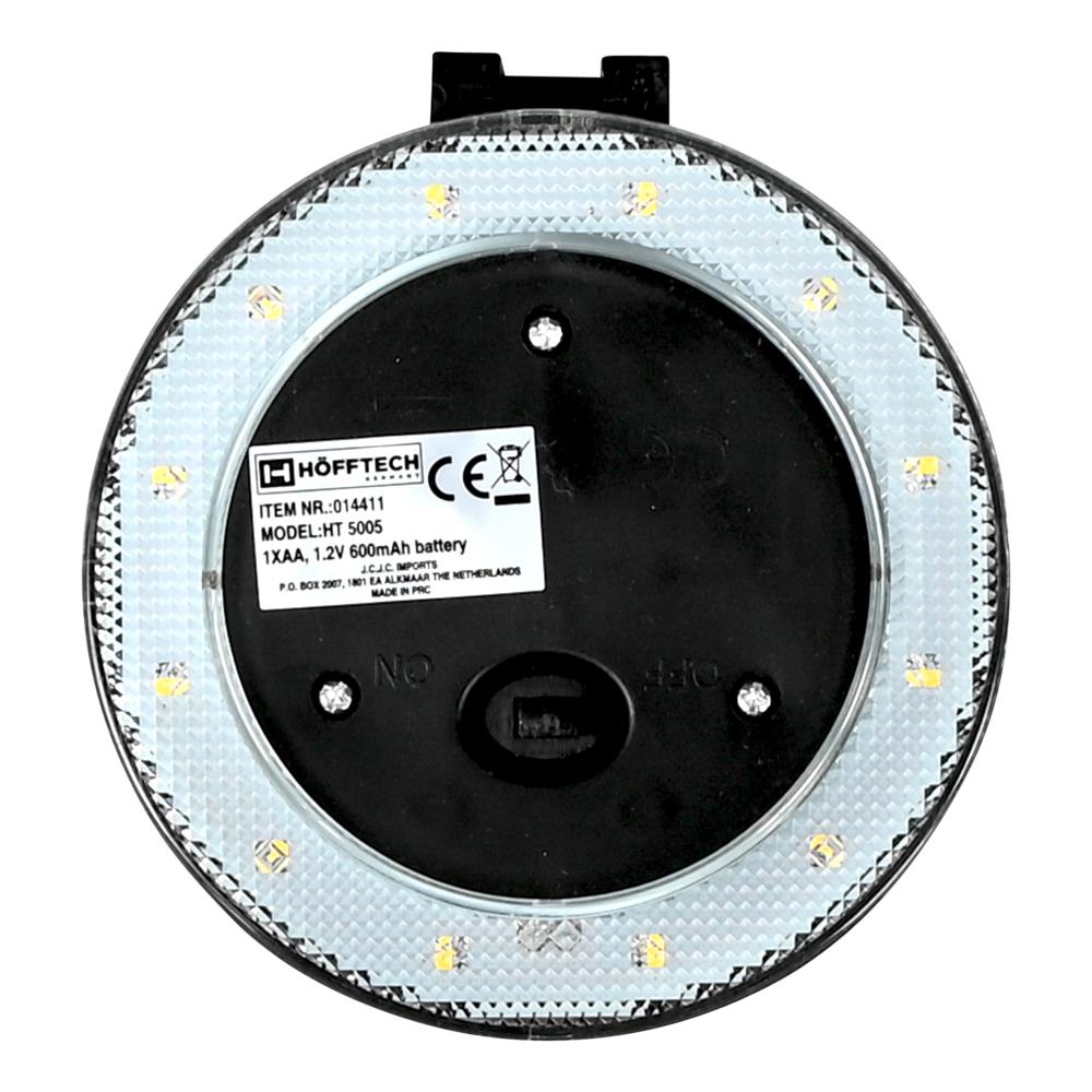 Wandlamp solar rond