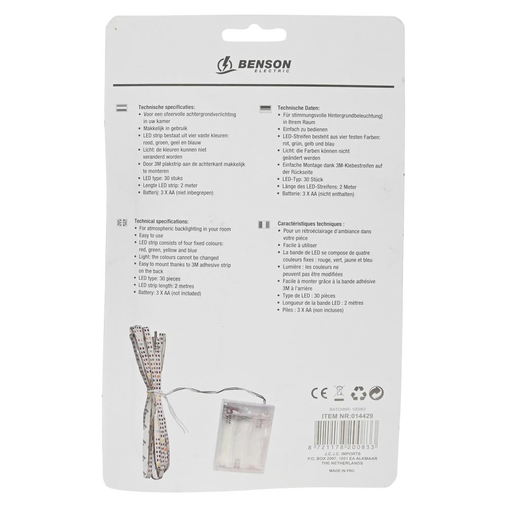 LED strip flexibel kleur 2 mtr