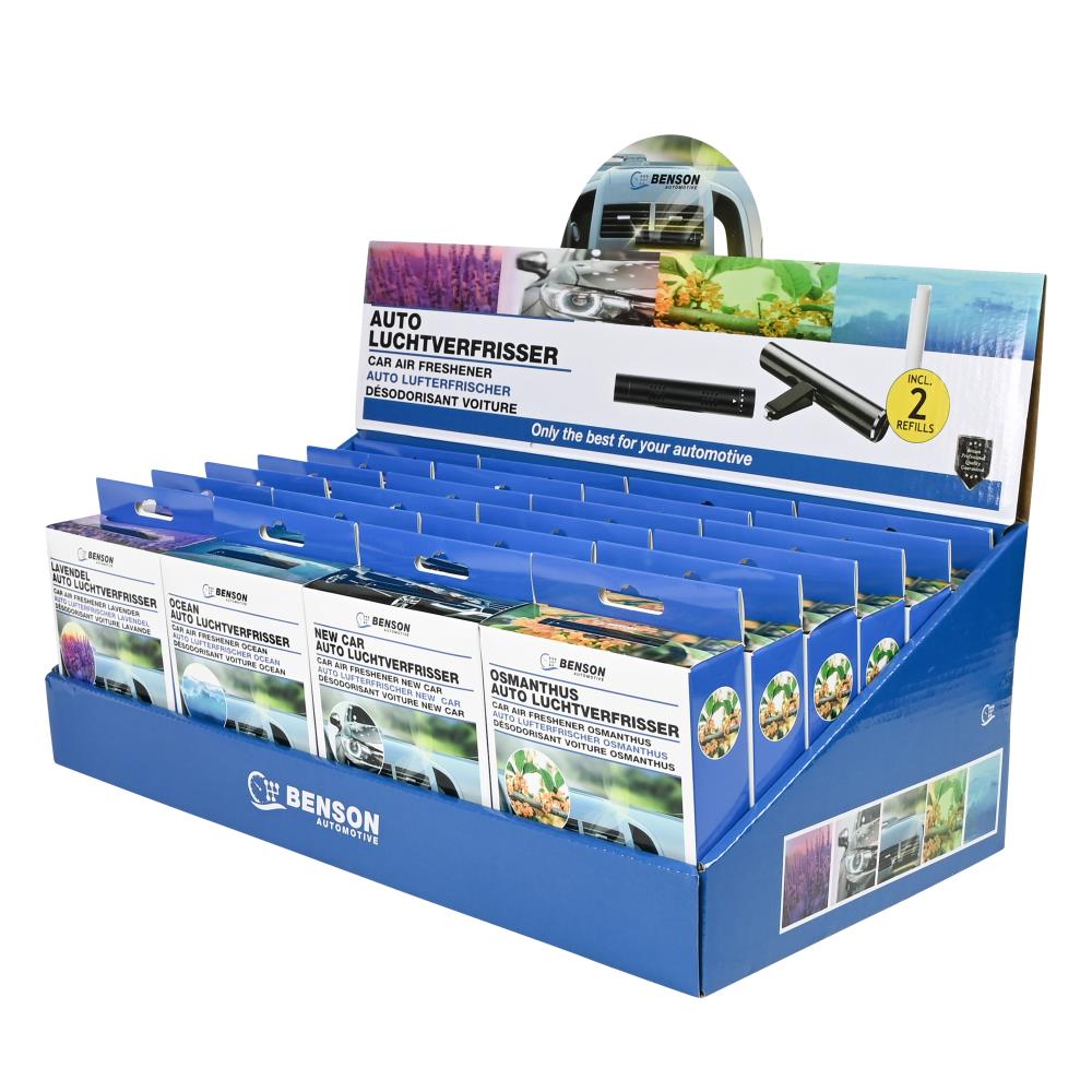 Car air freshener aluminium mix display