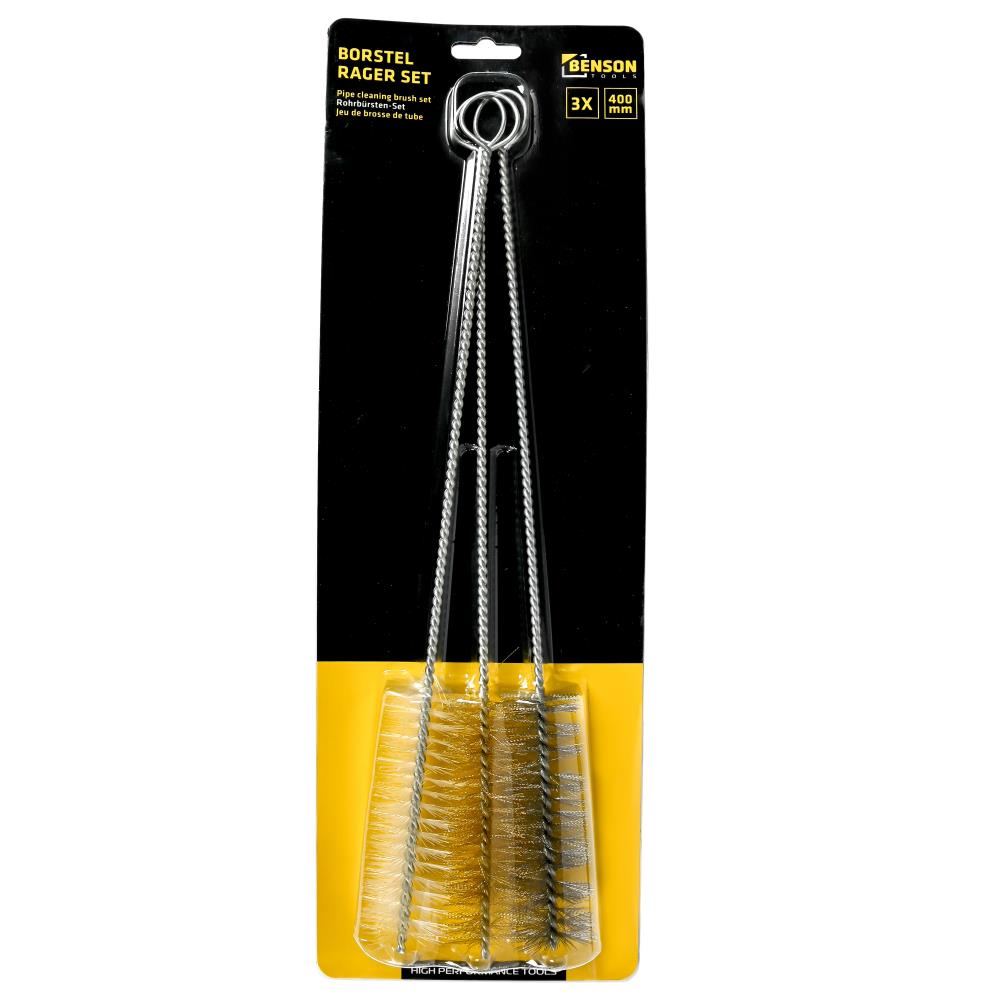 Pipe cleaning brush set 400 mm 3 pcs