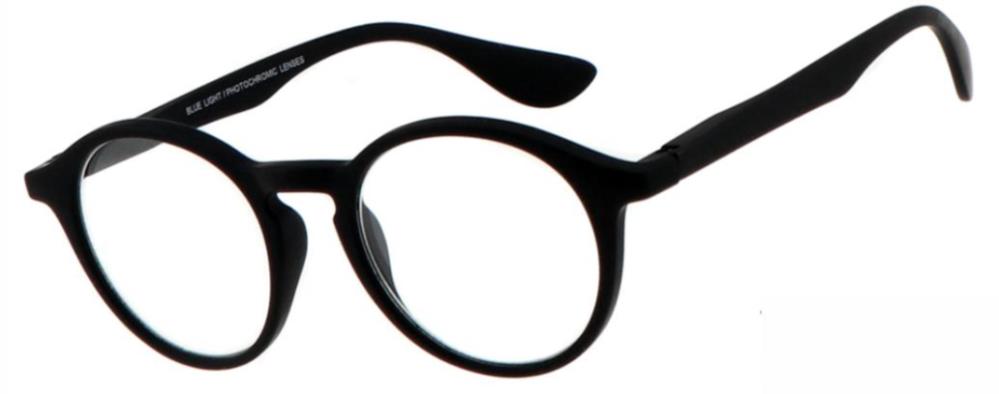 Reading glasses Napels black + brown display