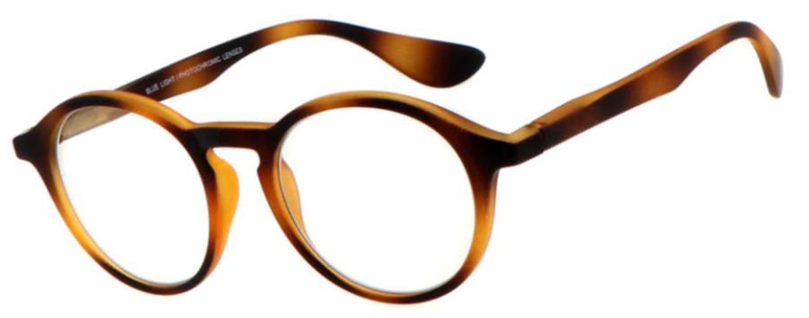 Reading glasses Napels black + brown display