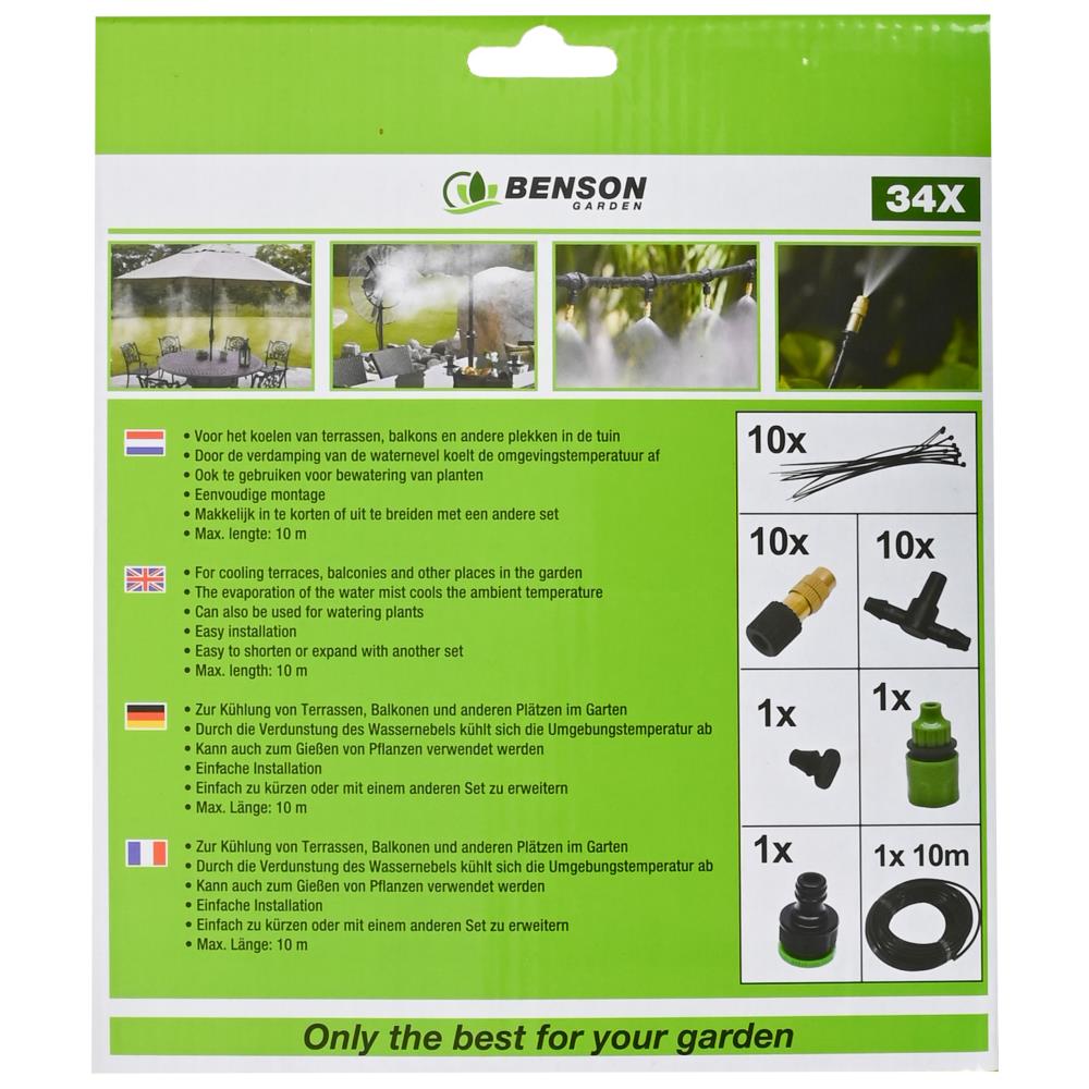Kit de buses de brumisation 34 pcs