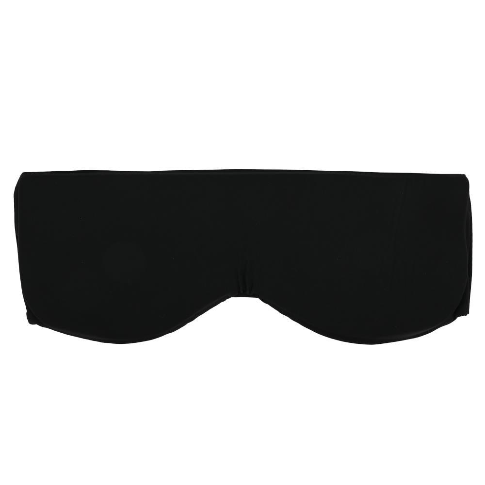 Gel eye mask with heat and cold therapy