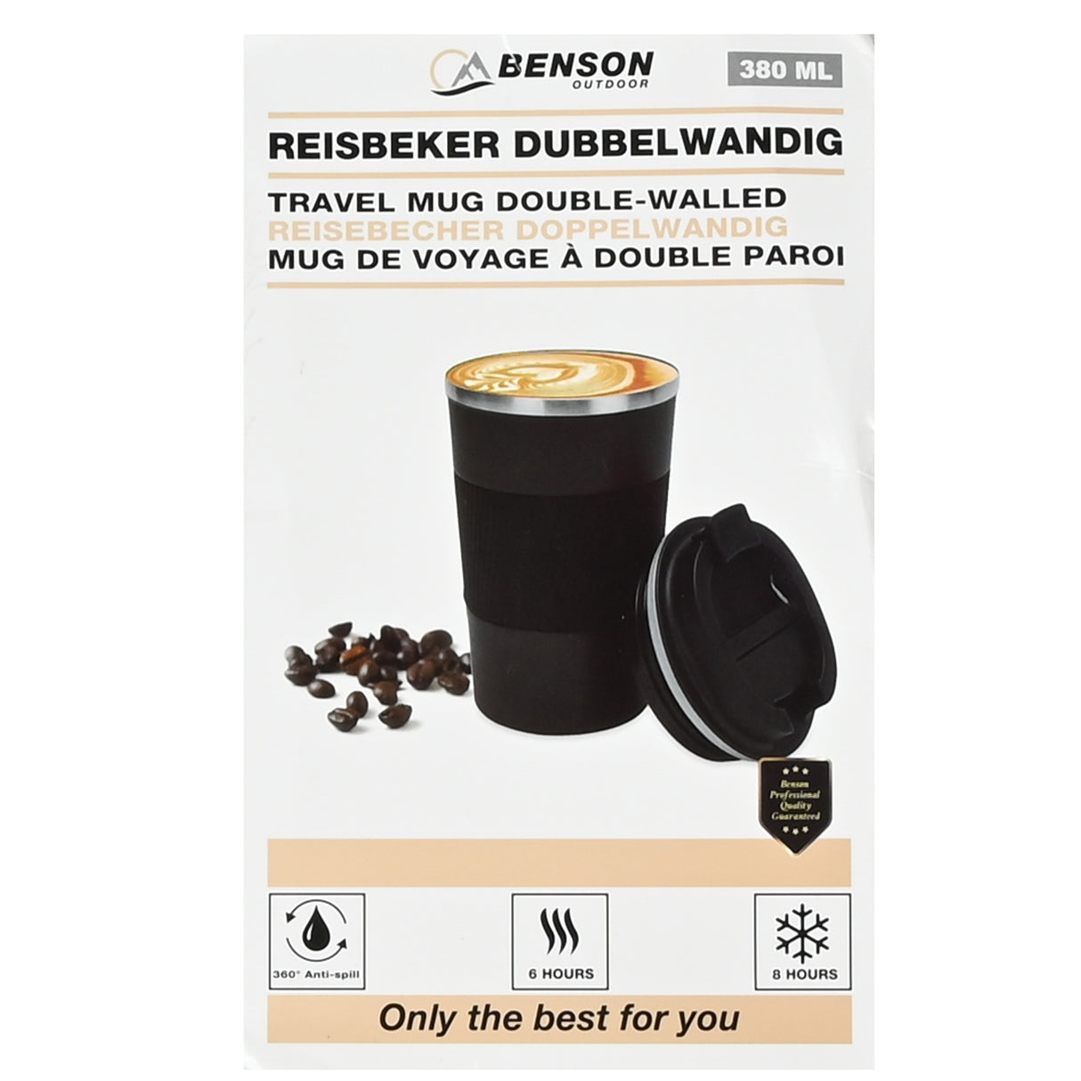 Reisbeker dubbelwandig