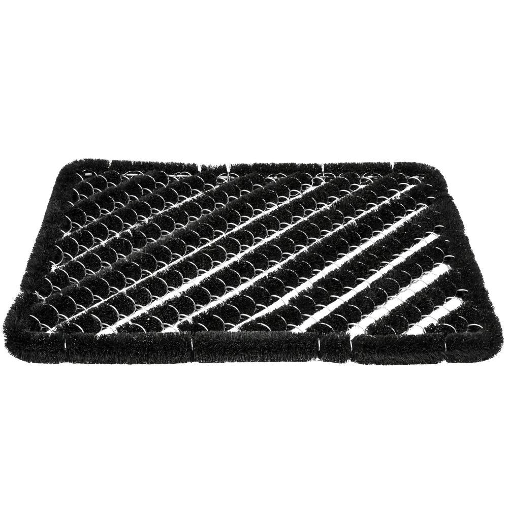 Door mat brush mat 40 x 60 cm black