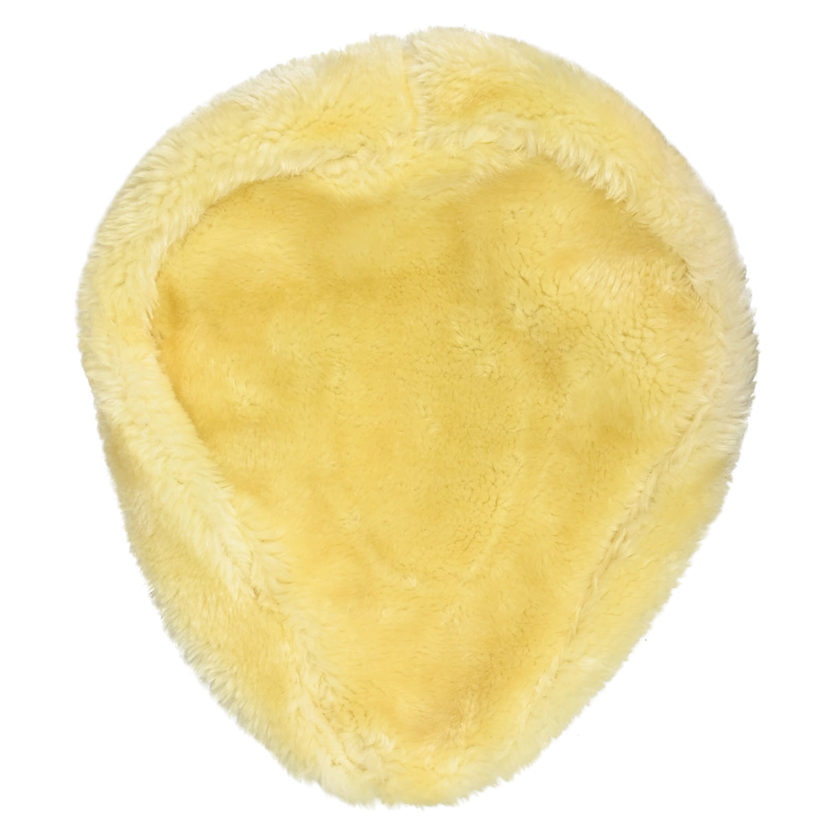 Saddle cover fur soft beige