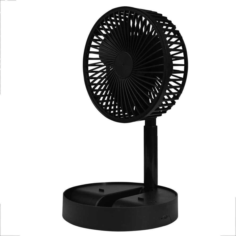 Ventilator faltbar und wiederaufladbar schwarz
